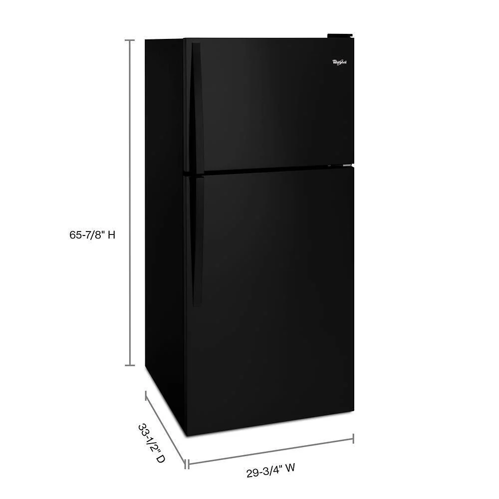 Whirlpool WRT148FZDB 30" Wide Top-Freezer Refrigerator - Image 2
