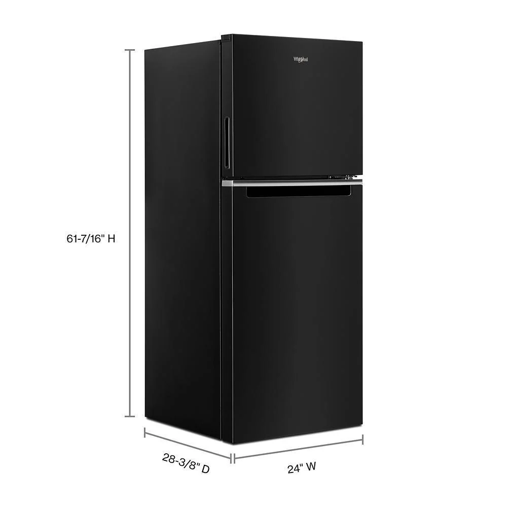 Whirlpool WRT312CZJB 24-inch Wide Top-Freezer Refrigerator - 11.6 cu. ft. - Image 3