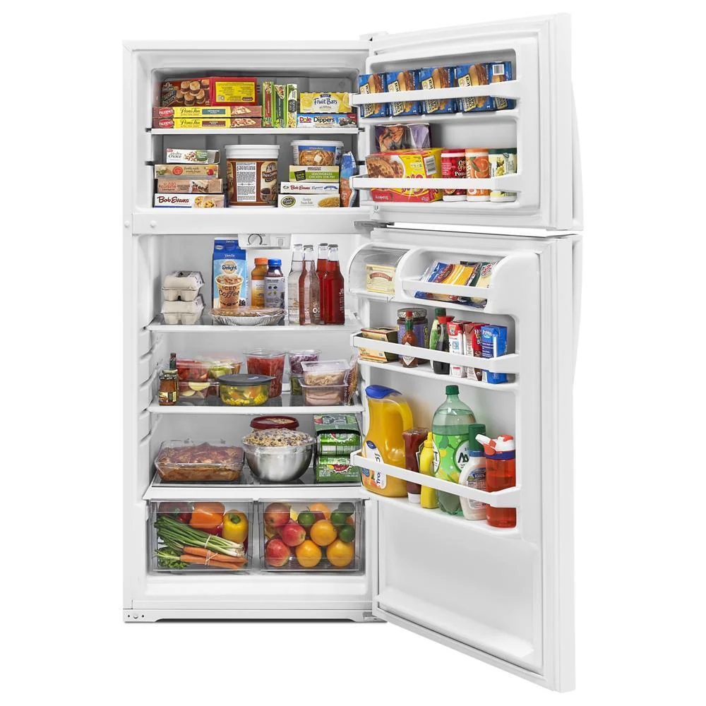 Whirlpool WRT314TFDW 28-inch Wide Top Freezer Refrigerator - 14 cu. ft. - Image 4