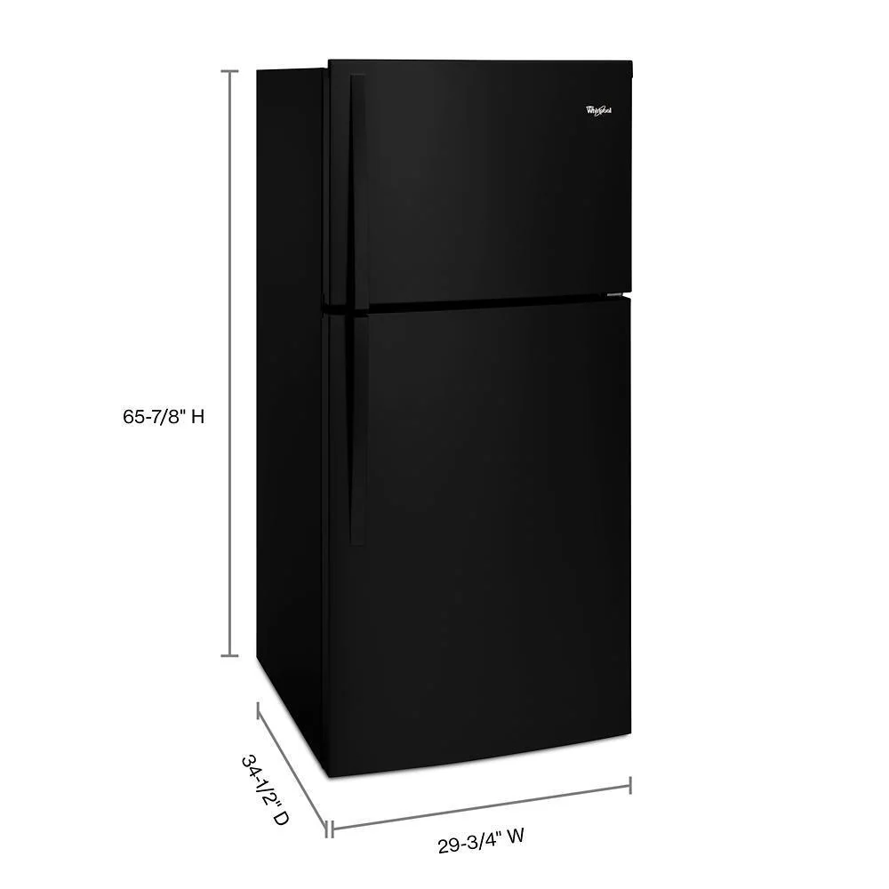 Whirlpool WRT549SZDB 30-inch Wide Top Freezer Refrigerator - 19 cu. ft. - Image 3