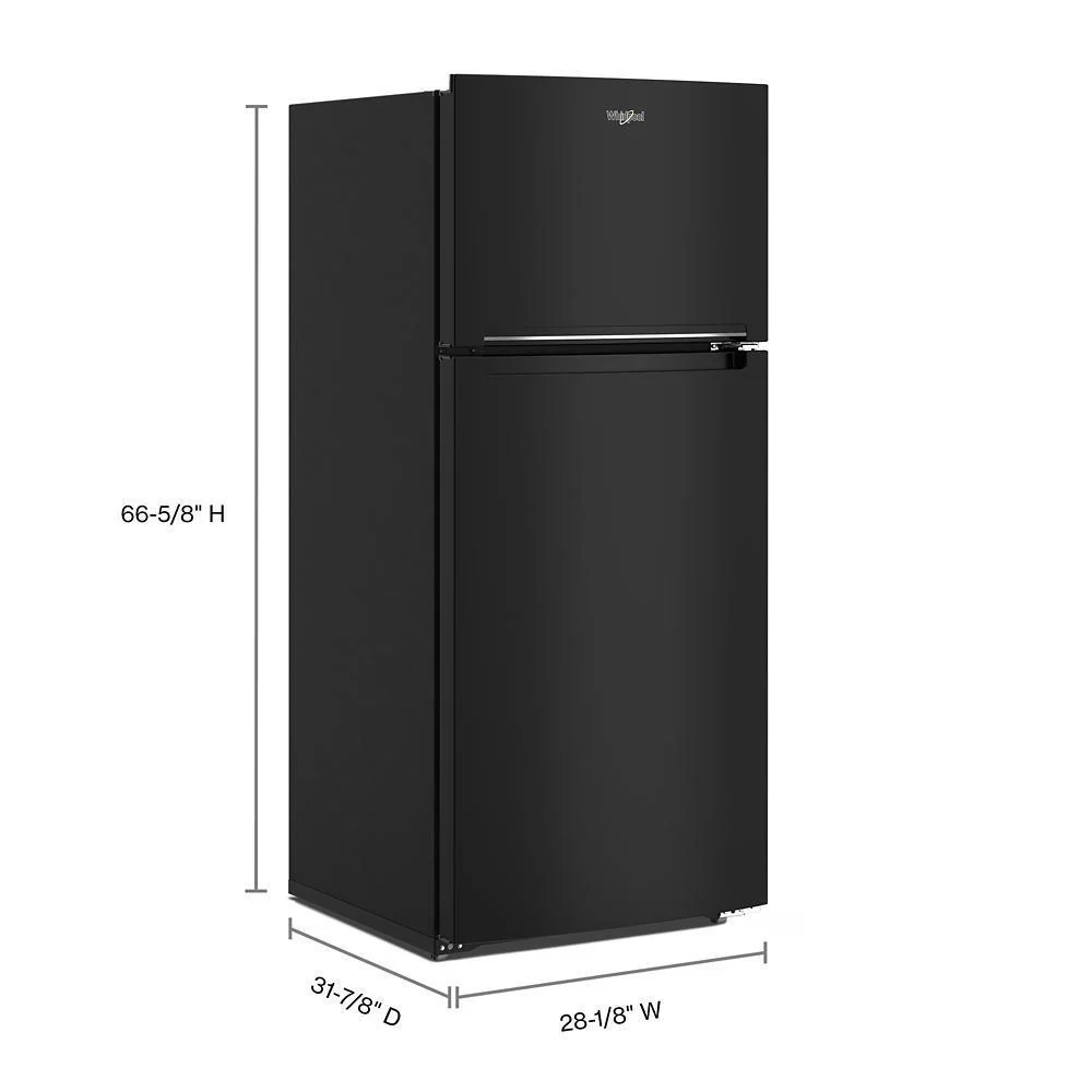 Whirlpool WRTX5028PB 28-inch Wide Top-Freezer Refrigerator - 16.3 Cu. Ft. - Image 12