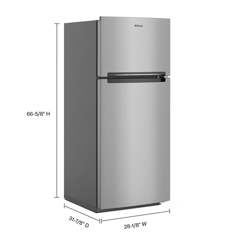 Whirlpool WRTX5028PM 28-inch Wide Top-Freezer Refrigerator - 16.3 Cu. Ft. - Image 12