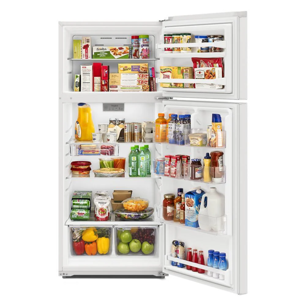Whirlpool WRTX5028PW 28-inch Wide Top-Freezer Refrigerator - 16.3 Cu. Ft. - Image 14