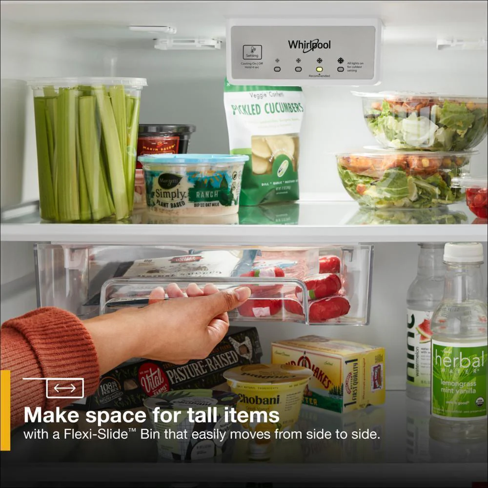 Whirlpool WRTX5328PM 28-inch Wide Top-Freezer Refrigerator - 16.3 Cu. Ft. - Image 14