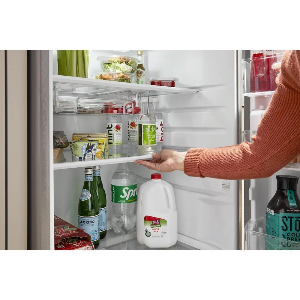 Whirlpool WRTX5328PW 28-inch Wide Top-Freezer Refrigerator - 16.3 Cu. Ft. - Image 9