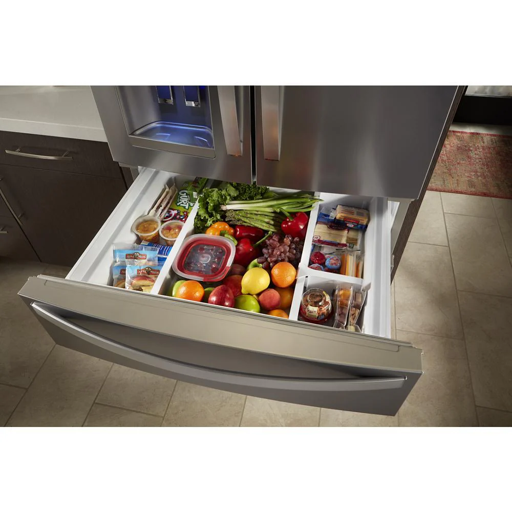 Whirlpool 36-Inch Wide French Door Refrigerator - 25 cu. ft. - Image 7