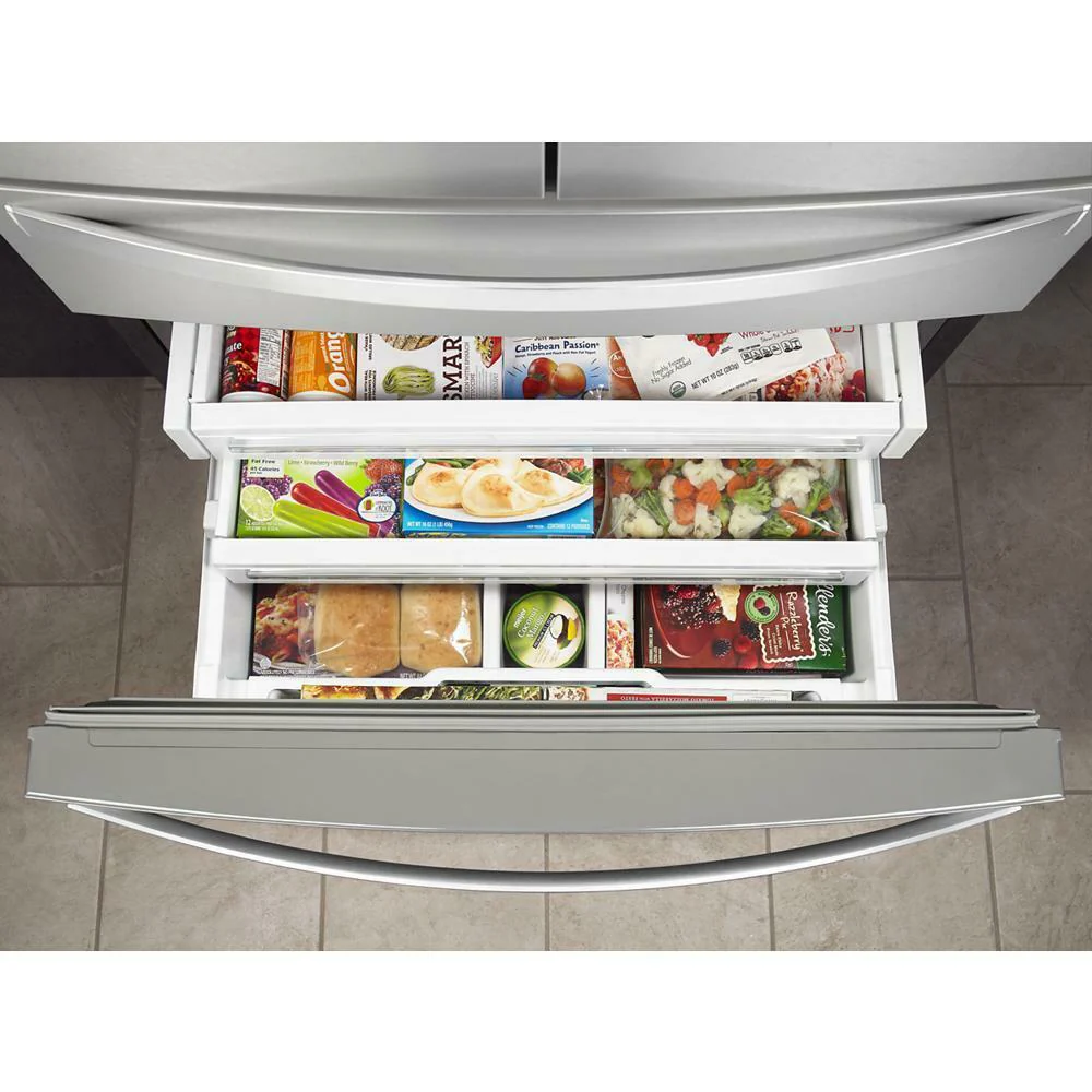 Whirlpool WRX986SIHZ 36-inch Wide 4-Door Refrigerator with Exterior Drawer - 26 cu. ft. - Image 3