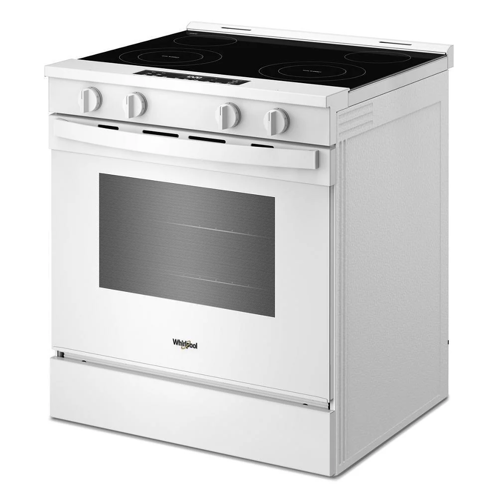 Whirlpool WSES3130SW 30-inch Electric Range with No Preheat and Slow Cook Modes - Image 8