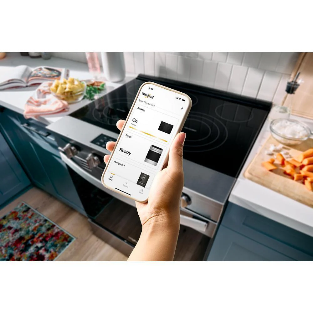 Whirlpool WSES5030SV 30-inch Electric Smart Range with Air Cooking Technology - Image 14
