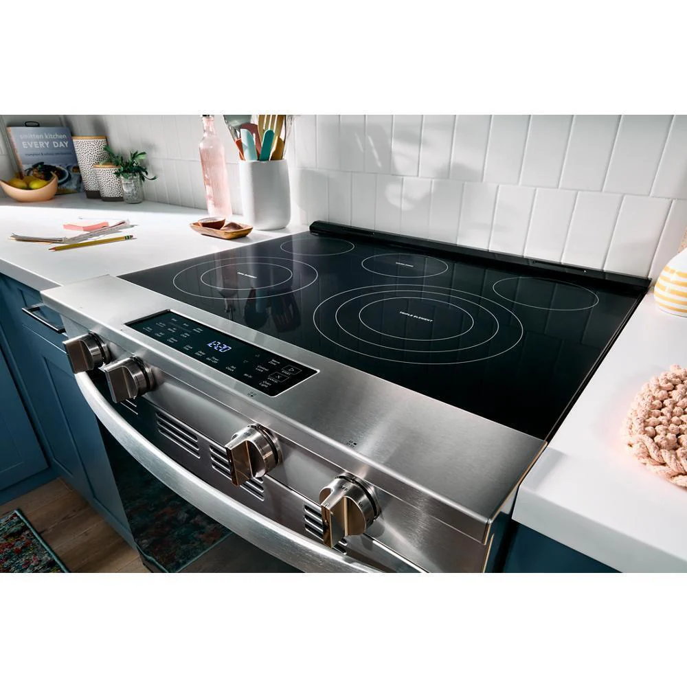 Whirlpool WSES5030SW 30-inch Electric Smart Range with Air Cooking Technology - Image 12
