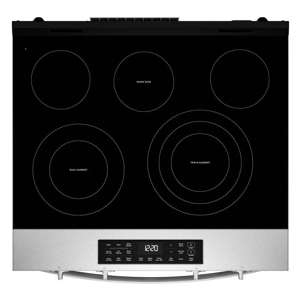 Whirlpool WSES5030SZ 30-inch Electric Smart Range with Air Cooking Technology - Image 11