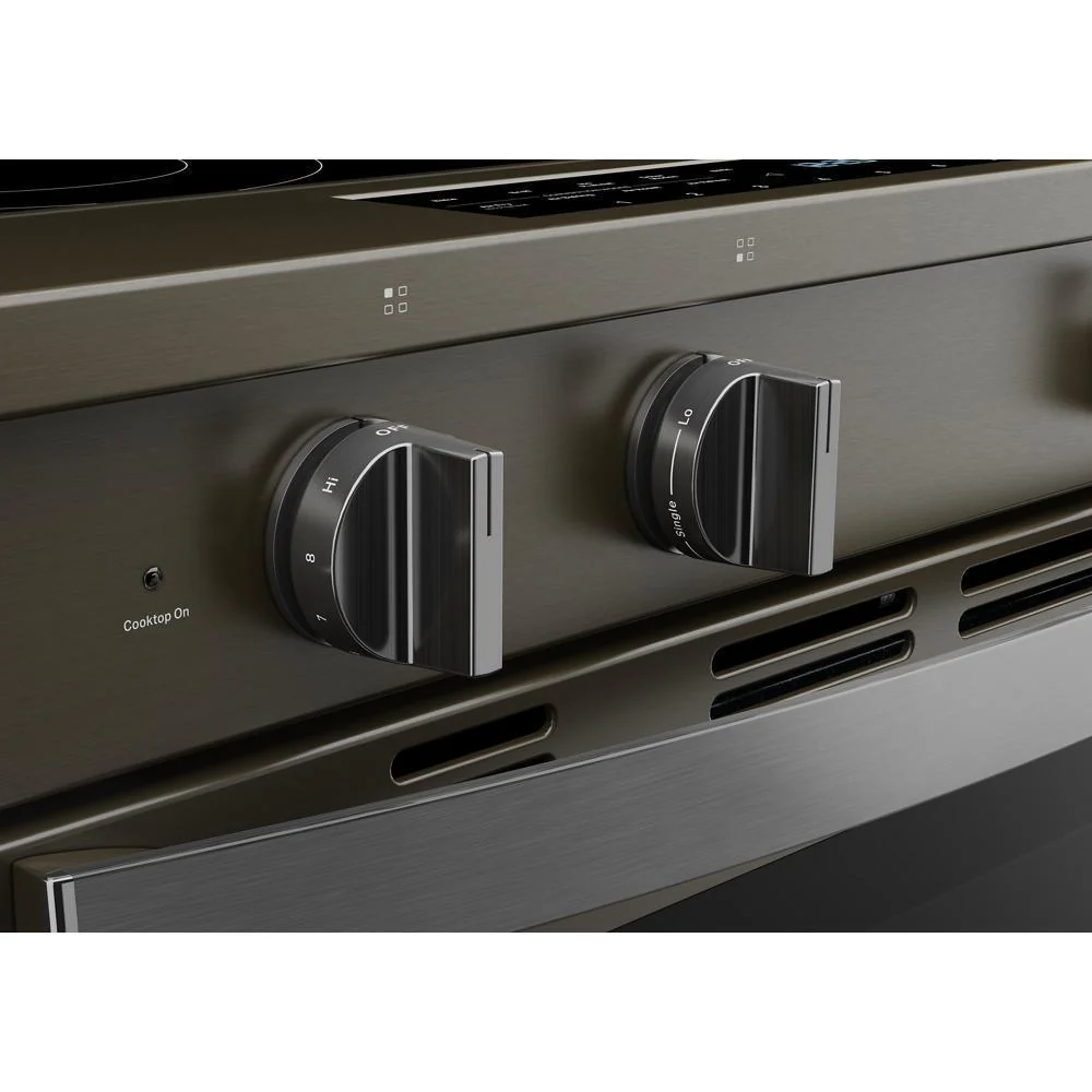 Whirlpool WSES7530RV 30-inch Smart Slide in Electric Range with Air Cooking Technology, No Preheat Air Fry, WipeClean™ Coating, Steam/Self Clean and High Speed Preheat - Image 7