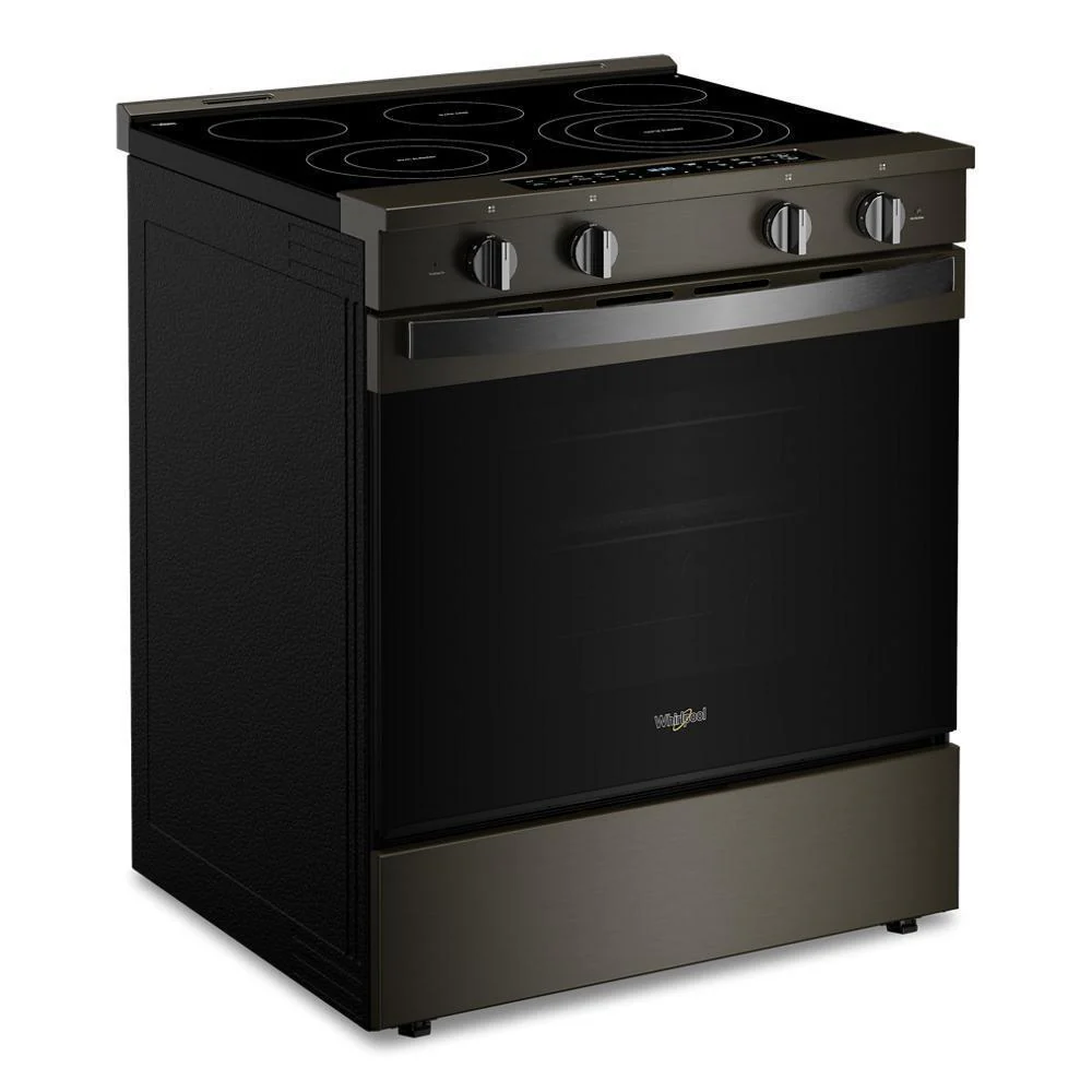 Whirlpool WSES7530RV 30-inch Smart Slide in Electric Range with Air Cooking Technology, No Preheat Air Fry, WipeClean™ Coating, Steam/Self Clean and High Speed Preheat - Image 9