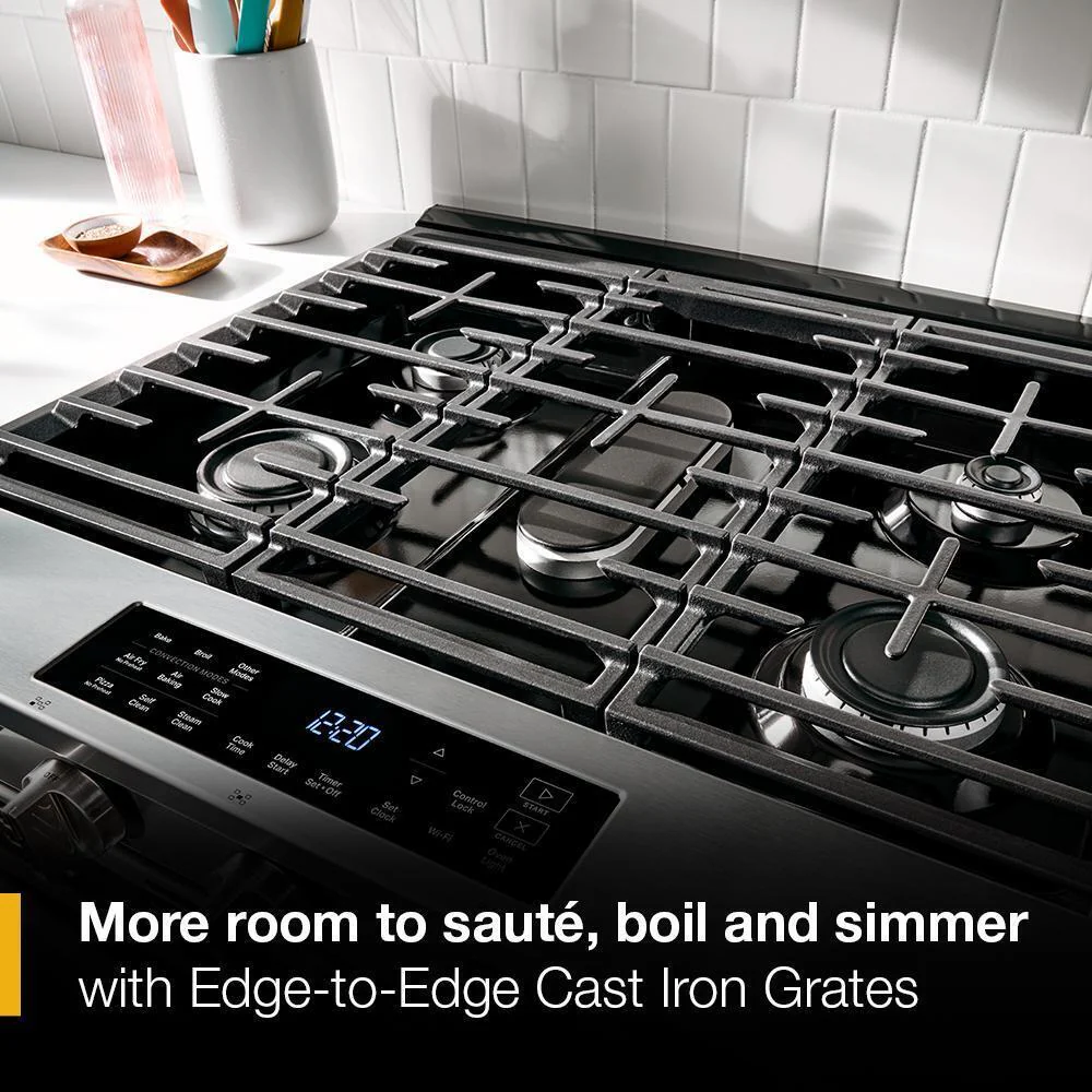 Whirlpool WSGS5030SB 30-inch Gas Smart Range with Air Cooking Technology - Image 17