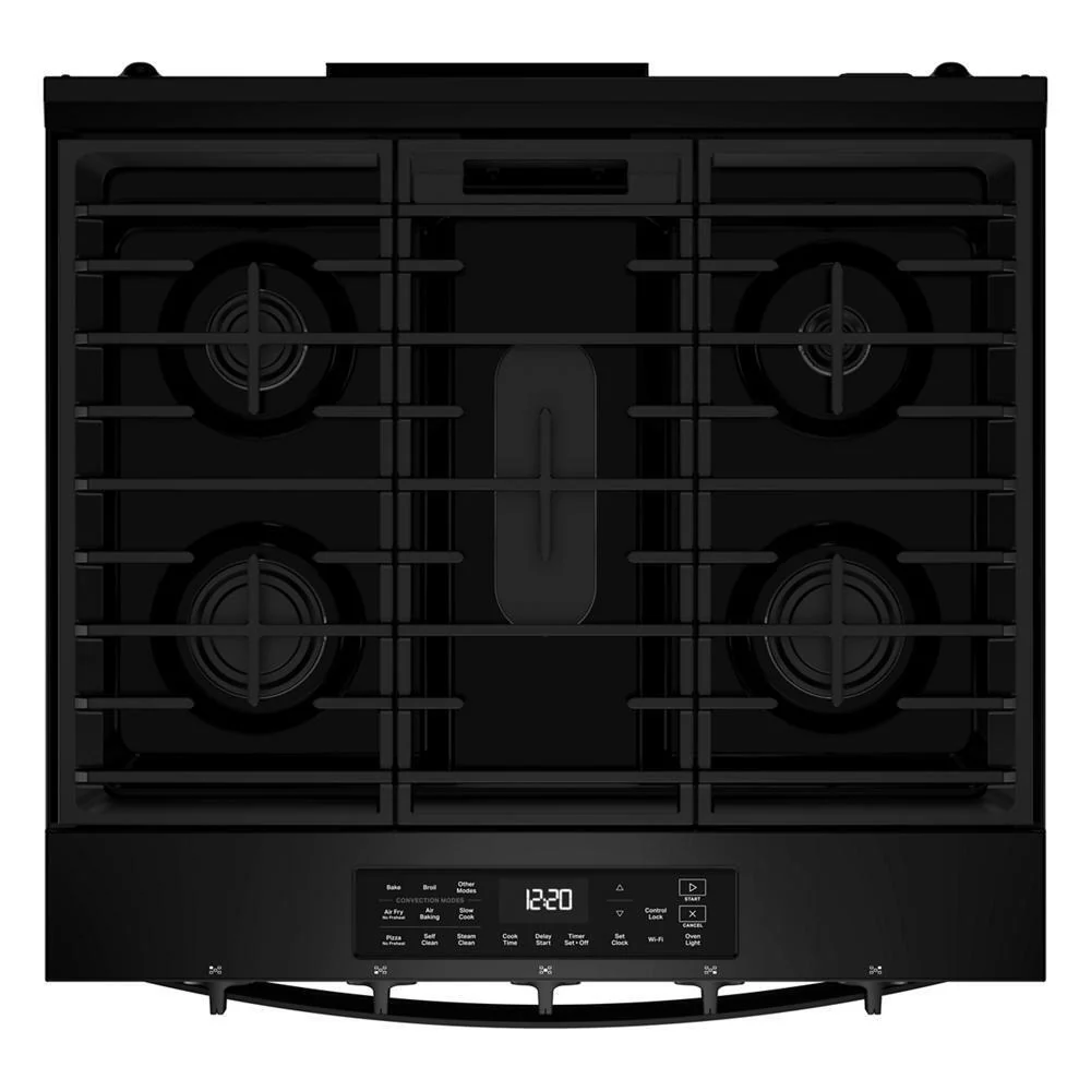 Whirlpool WSGS5030SB 30-inch Gas Smart Range with Air Cooking Technology - Image 4