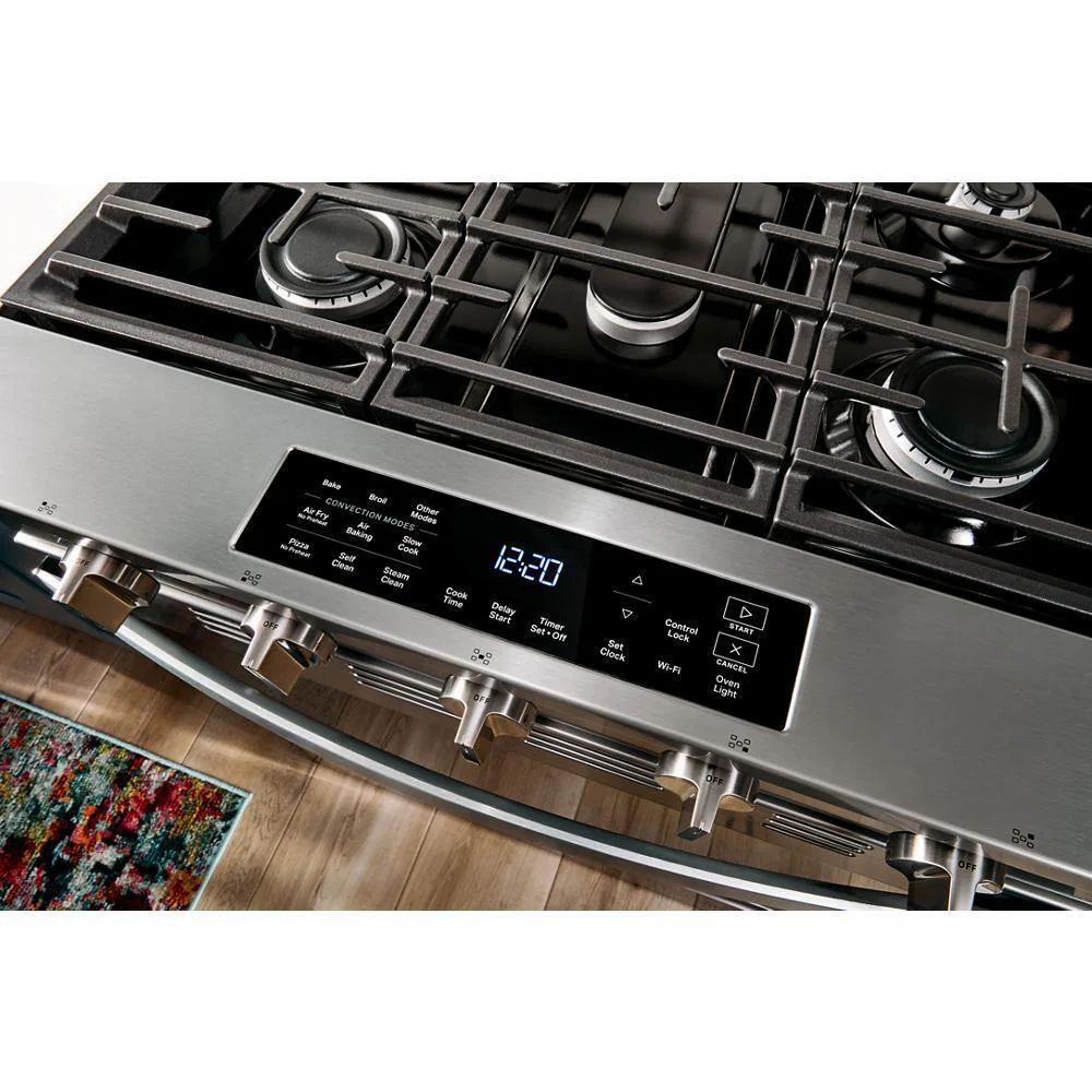 Whirlpool WSGS5030SV 30-inch Gas Smart Range with Air Cooking Technology - Image 6