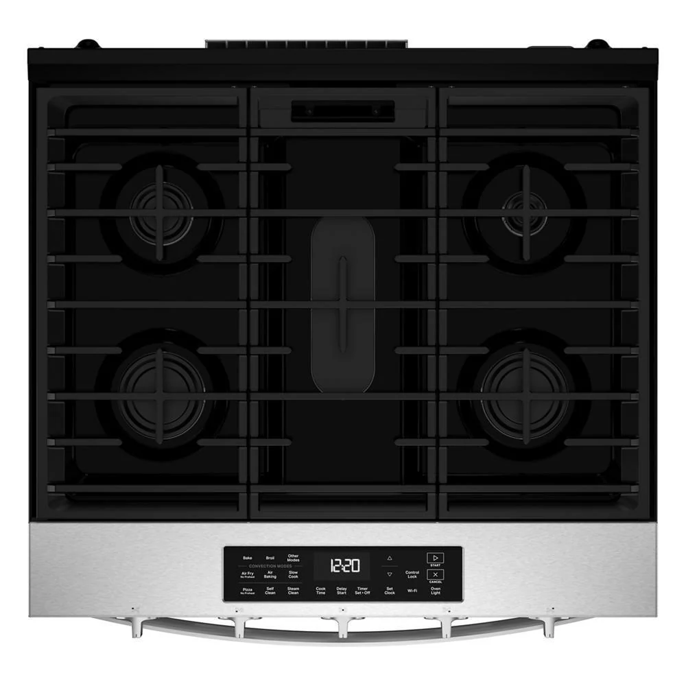 Whirlpool WSGS5030SZ 30-inch Gas Smart Range with Air Cooking Technology - Image 6