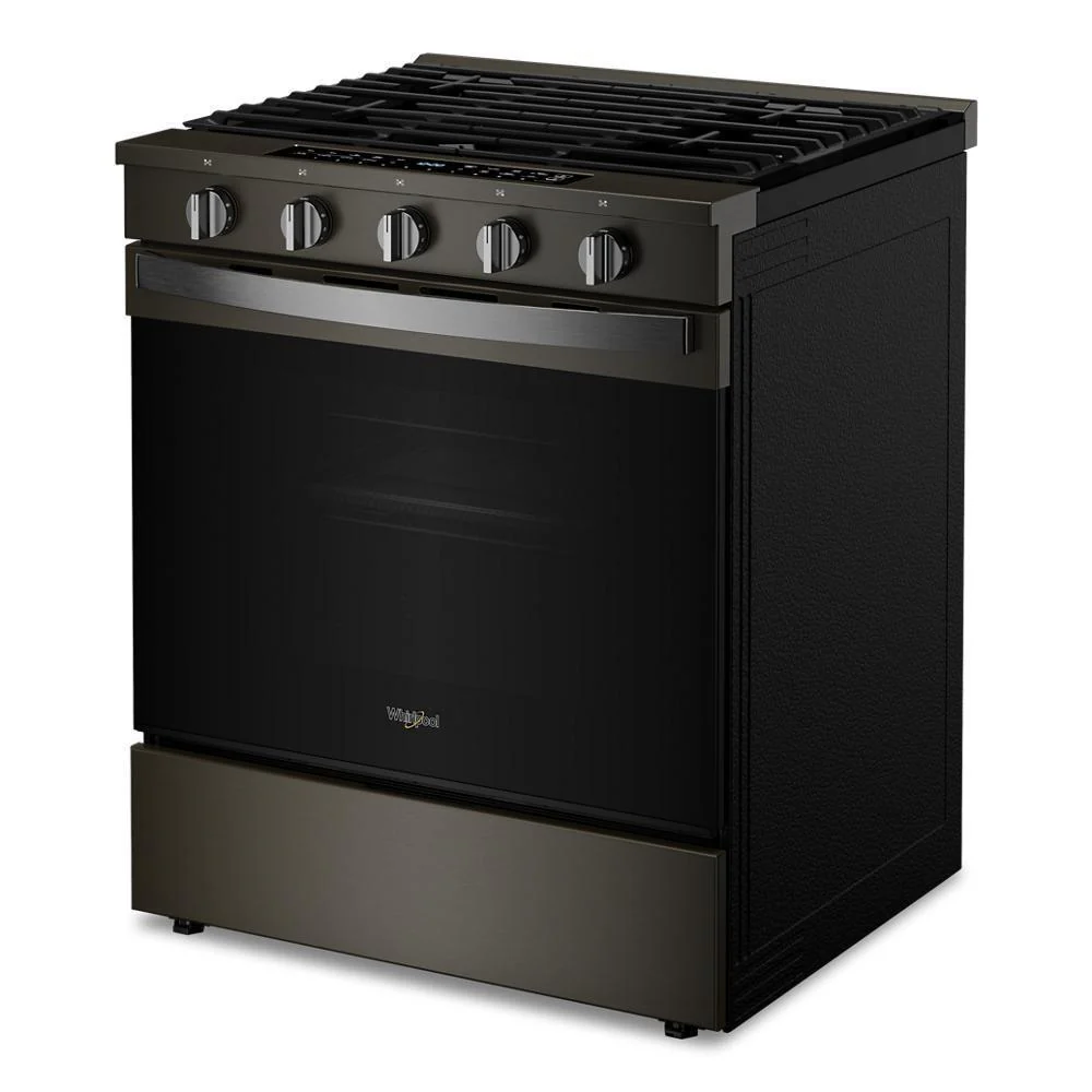 Whirlpool WSGS7530RV 30-inch Smart Slide In Gas Range with Air Cooking Technology, No Preheat Air Fry, Steam/Self Clean and High Speed Preheat - Image 3
