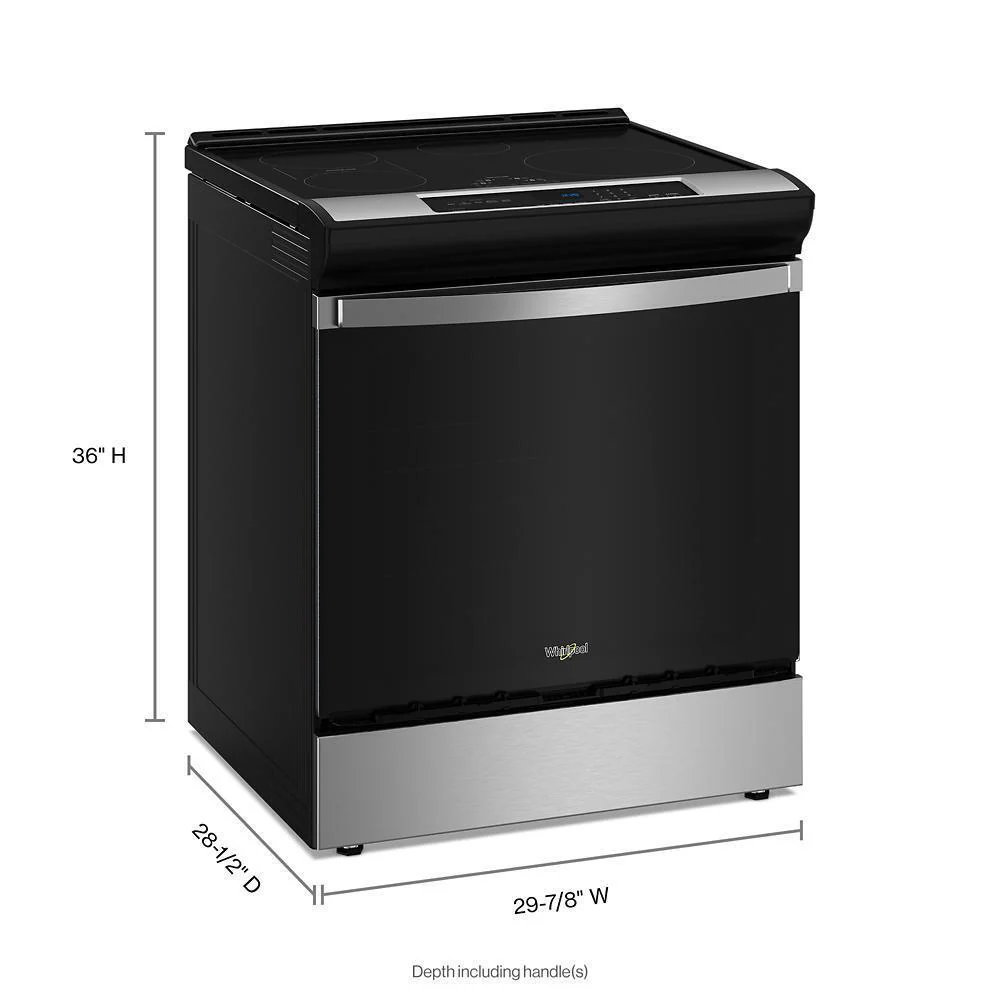 Whirlpool WSIS5030RV 30-inch Induction Range with No Preheat Air Fry - Image 4