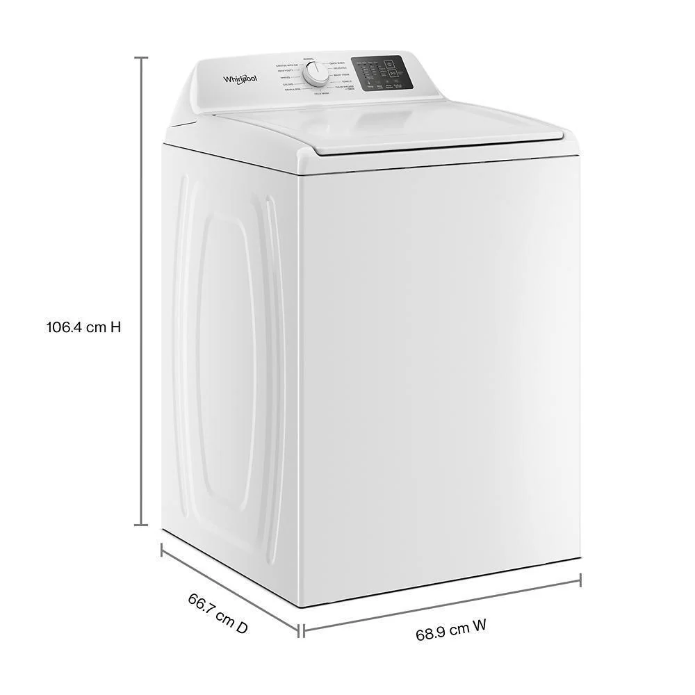 Whirlpool WTW4105SW 4.0 Cu. Ft. Whirlpool® Top Load Agitator Washer with Quick Wash - Image 4