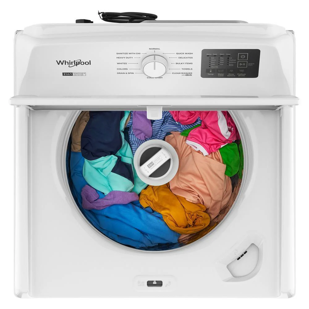 Whirlpool WTW4107SW 4.2 - 4.3 Cu. Ft. Whirlpool® Top Load Washer with 2-in-1 Removable Agitator - Image 12