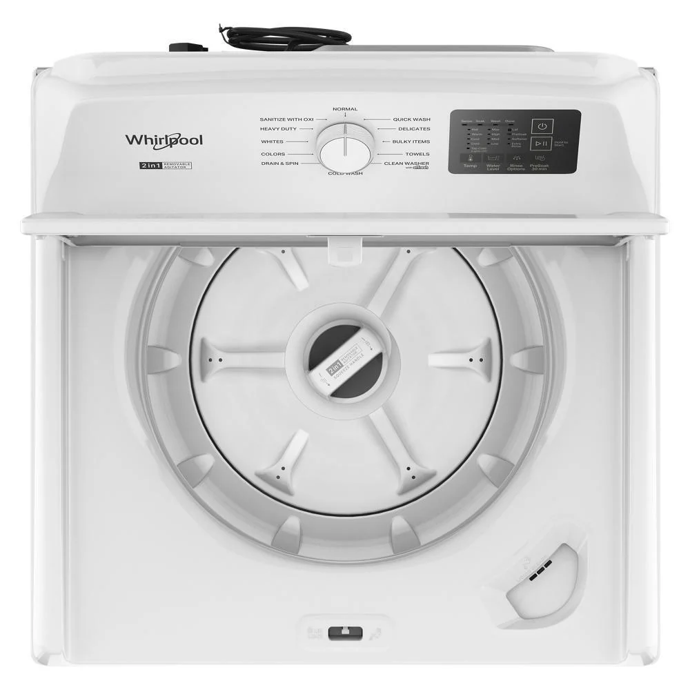 Whirlpool WTW4107SW 4.2 - 4.3 Cu. Ft. Whirlpool® Top Load Washer with 2-in-1 Removable Agitator - Image 15