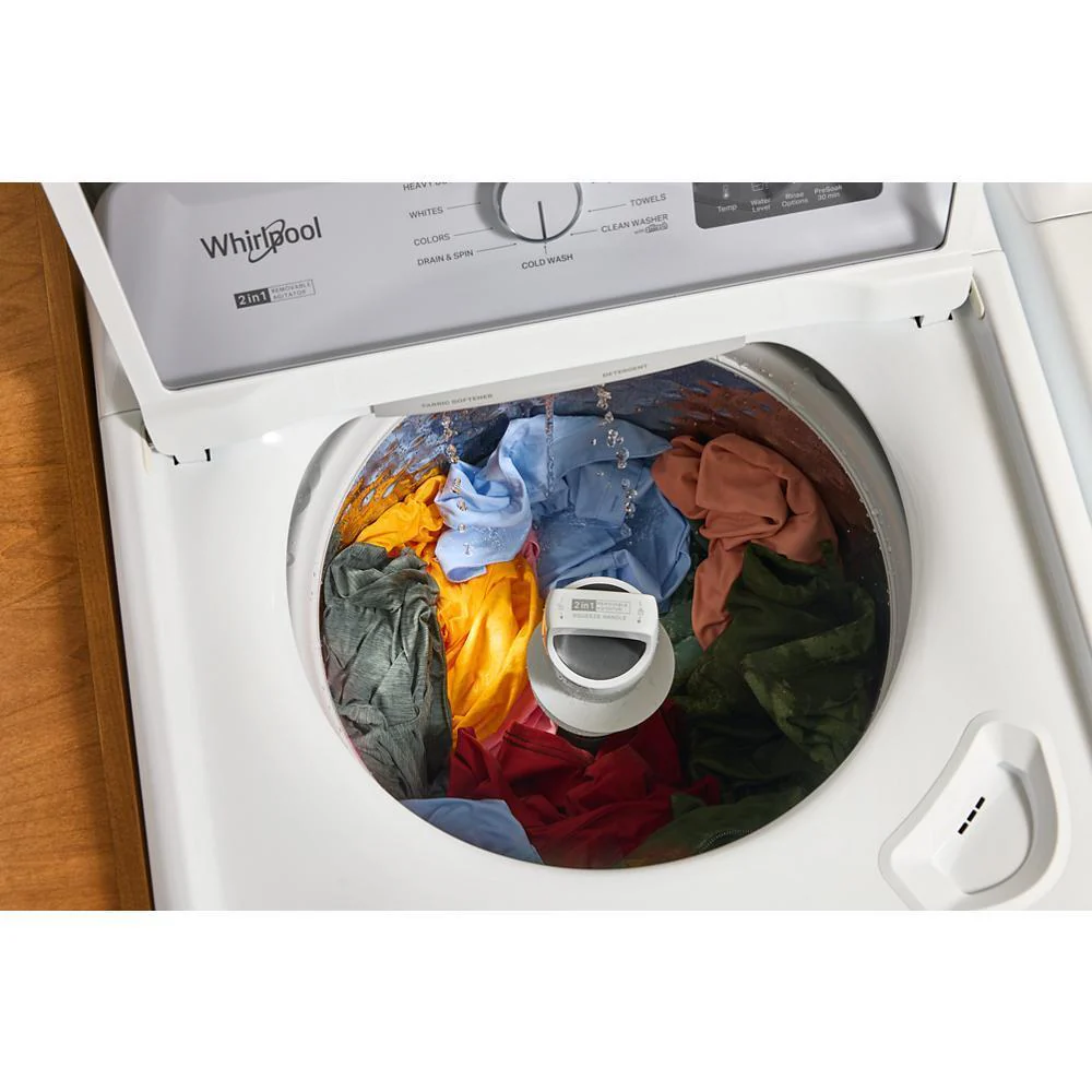 Whirlpool WTW4300SW 4.3 Cu. Ft. Whirlpool® Top Load Impeller Washer with Quick Wash Cycle and Soft Close Glass Lid - Image 10