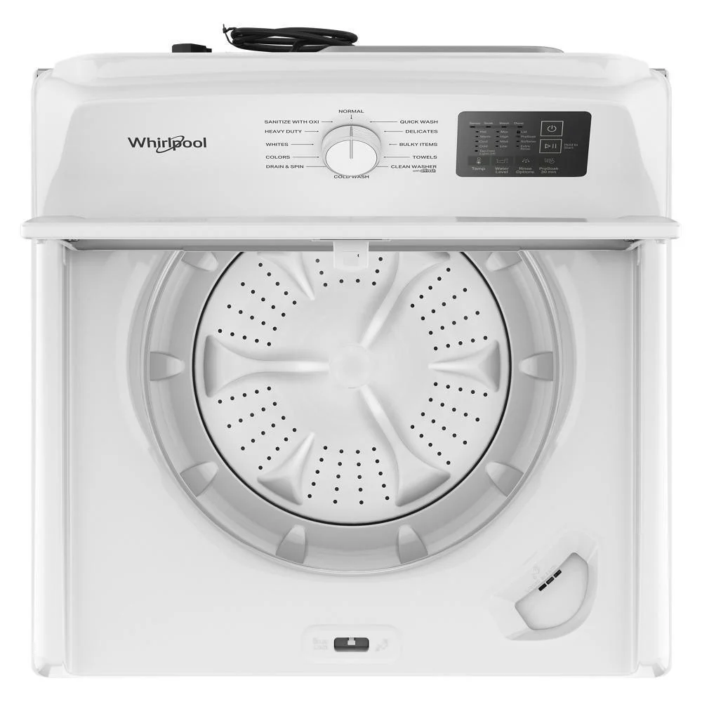 Whirlpool WTW4300SW 4.3 Cu. Ft. Whirlpool® Top Load Impeller Washer with Quick Wash Cycle and Soft Close Glass Lid - Image 14