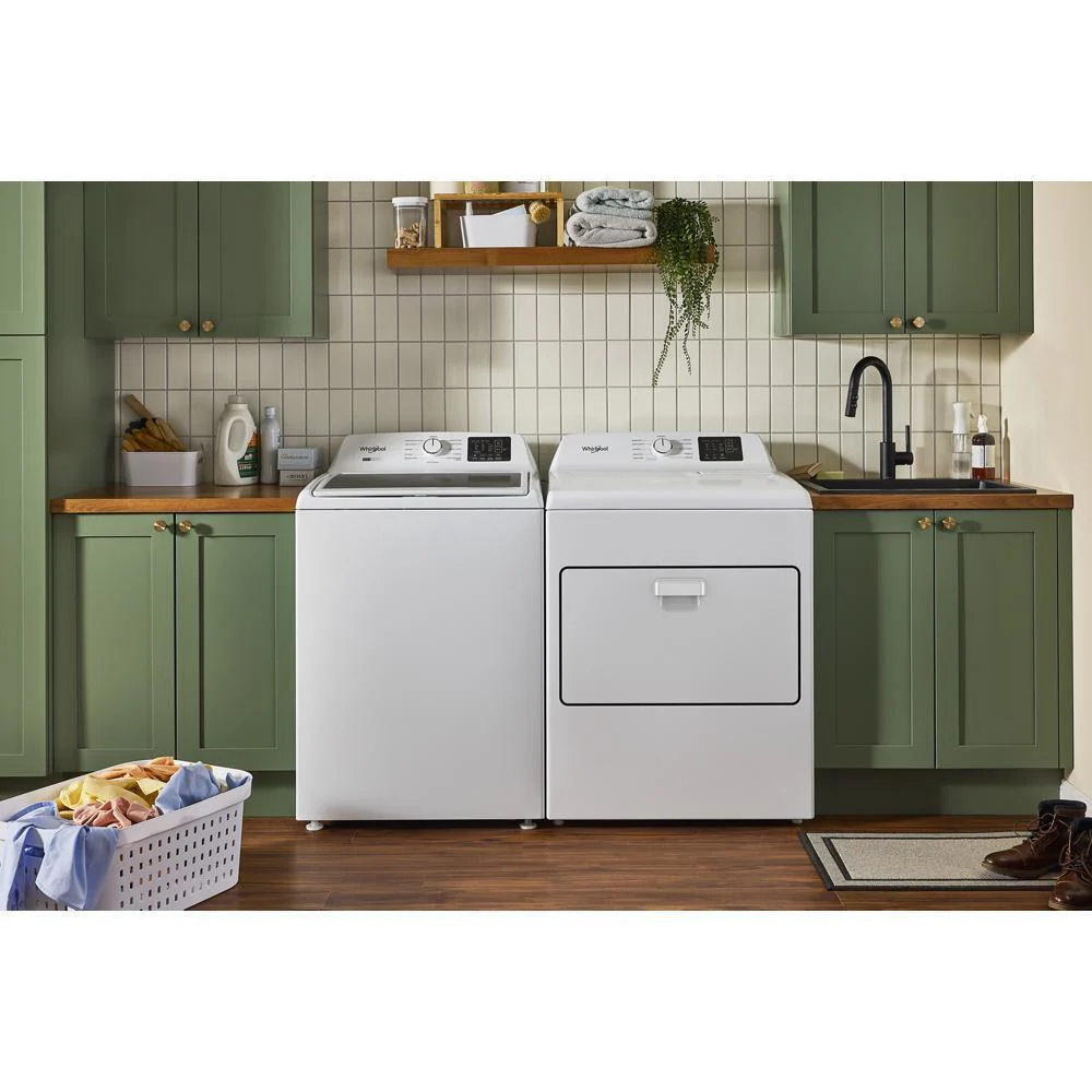 Whirlpool WTW4300SW 4.3 Cu. Ft. Whirlpool® Top Load Impeller Washer with Quick Wash Cycle and Soft Close Glass Lid - Image 3