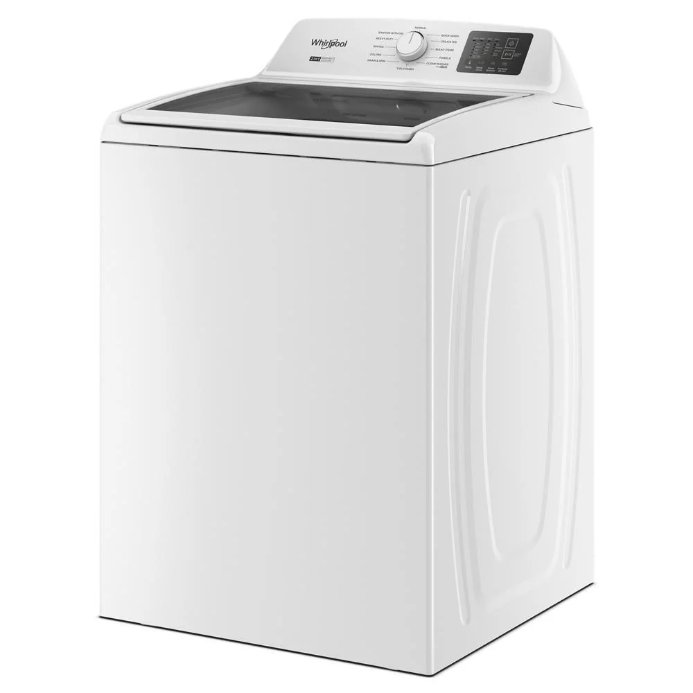 Whirlpool WTW4307SW 4.2-4.3 Cu. Ft. Whirlpool® Top Load Washer with 2-in-1 Removable Agitator and Soft Close Glass Lid - Image 16