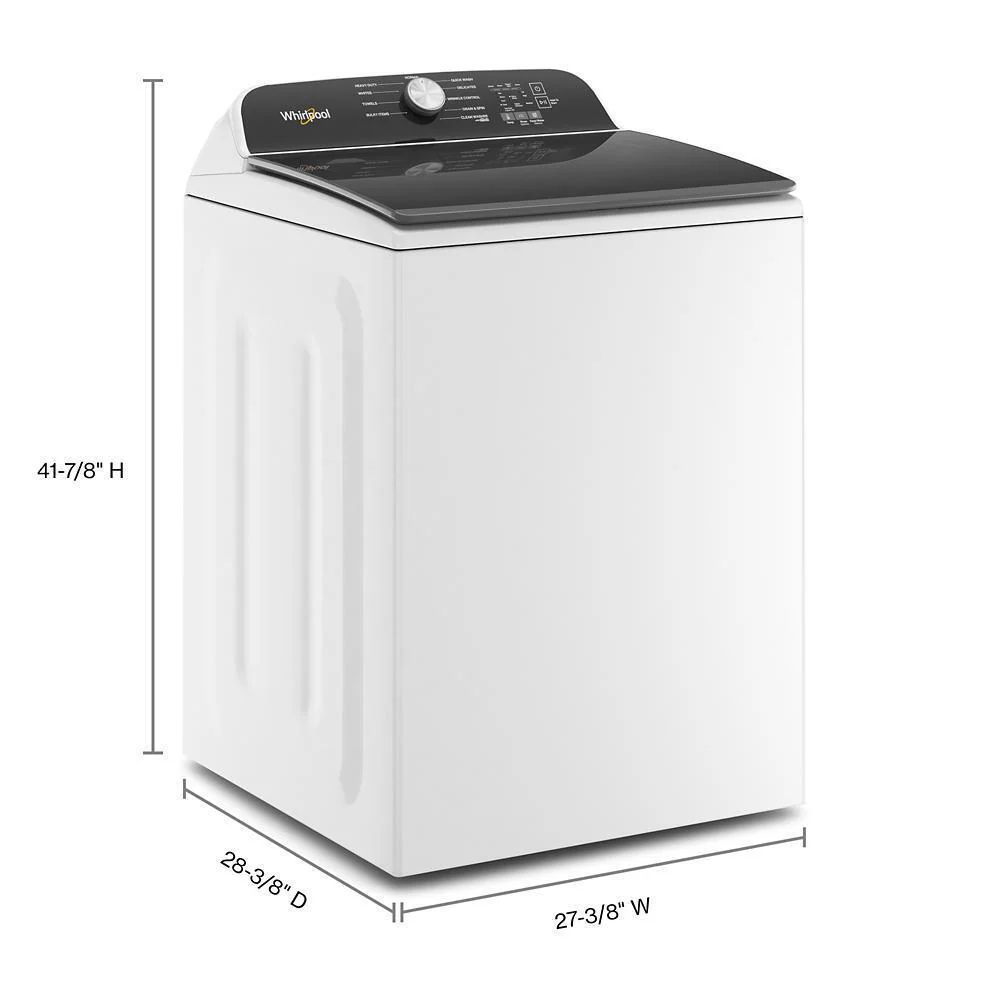 Whirlpool WTW500CMW 5.3 Cu. Ft. Large Capacity Top Load Washer - Image 6