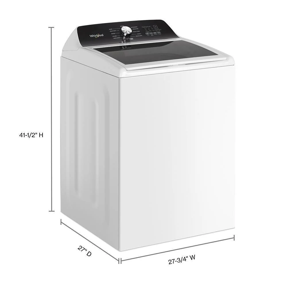 Whirlpool WTW5020SW 4.6 Cu. Ft. Top Load Impeller Washer with Built-in Faucet - Image 12
