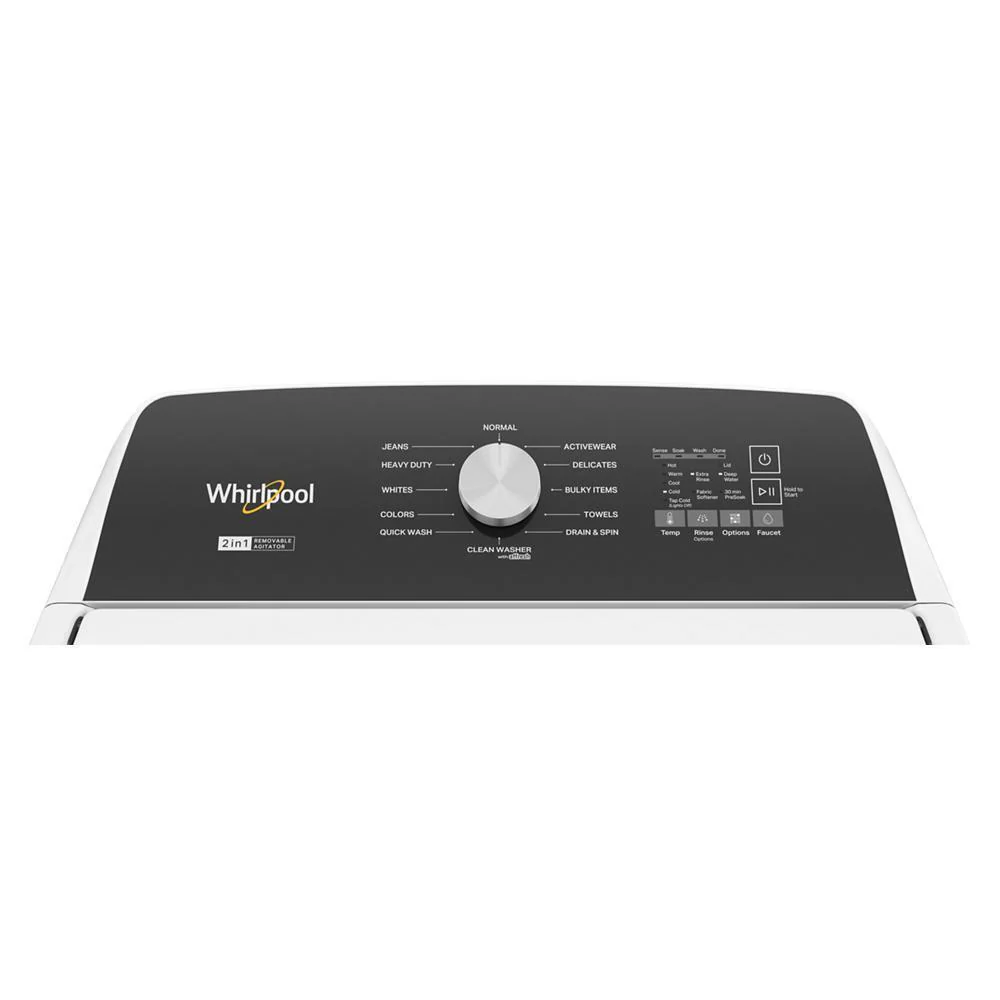 Whirlpool WTW5057LW 4.7-4.8 Cu. Ft. Top Load Washer with 2 in 1 Removable Agitator - Image 5