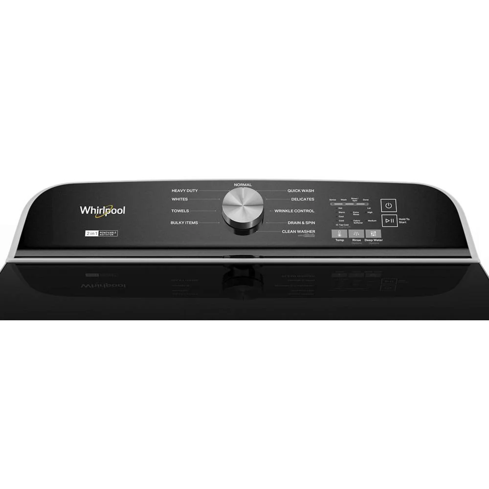 Whirlpool WTW6157PW 5.2-5.3 Cu. Ft. Whirlpool® Top Load Washer with Removable Agitator - Image 9