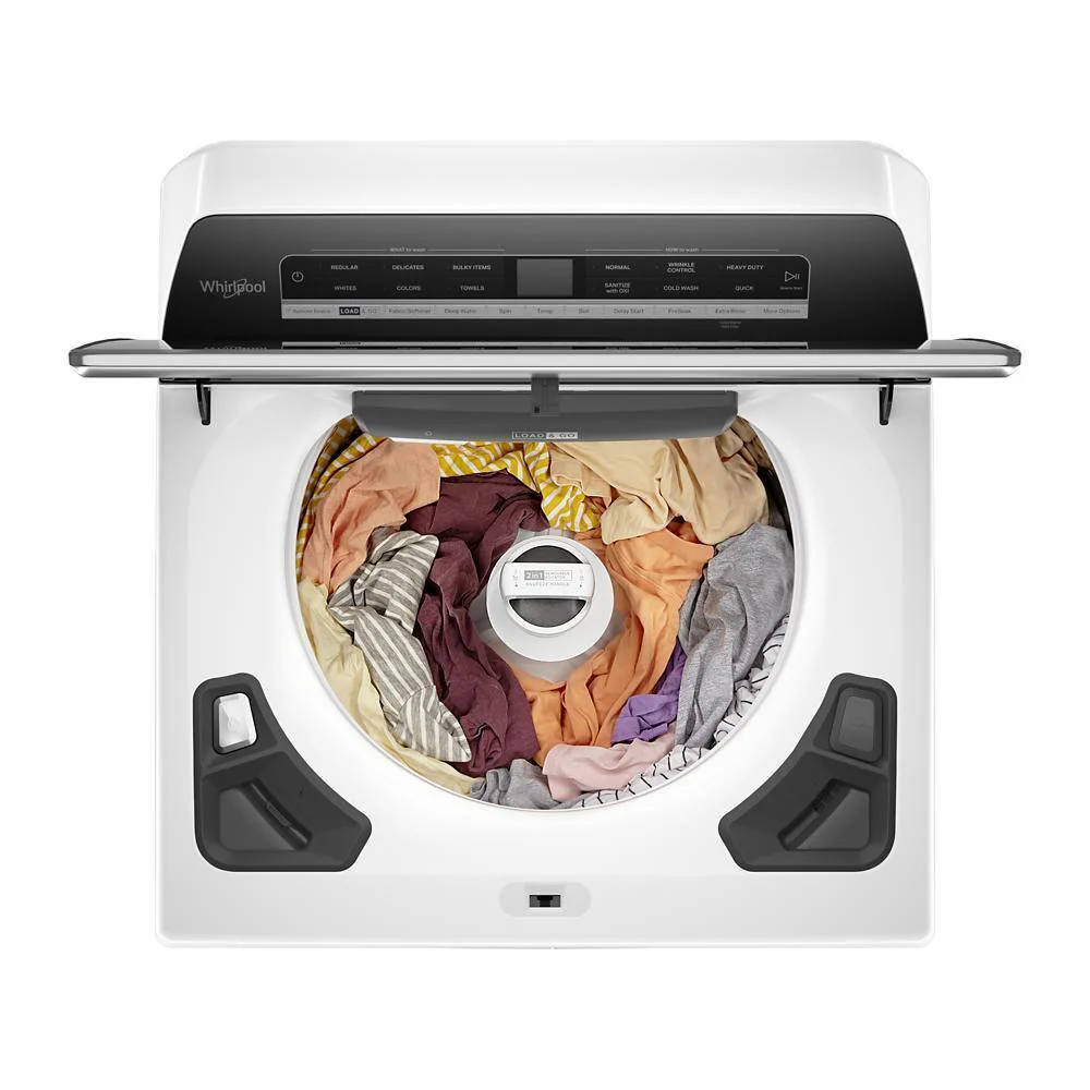 Whirlpool WTW8127LW 5.2 - 5.3 cu. ft. Top Load Washer with 2 in 1 Removable Agitator - Image 10