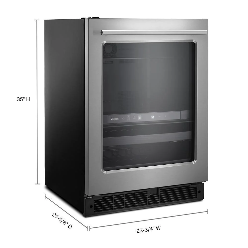 Whirlpool WUB35X24HZ 24-inch Wide Undercounter Beverage Center with Towel Bar Handle- 5.2 cu. ft. - Image 5