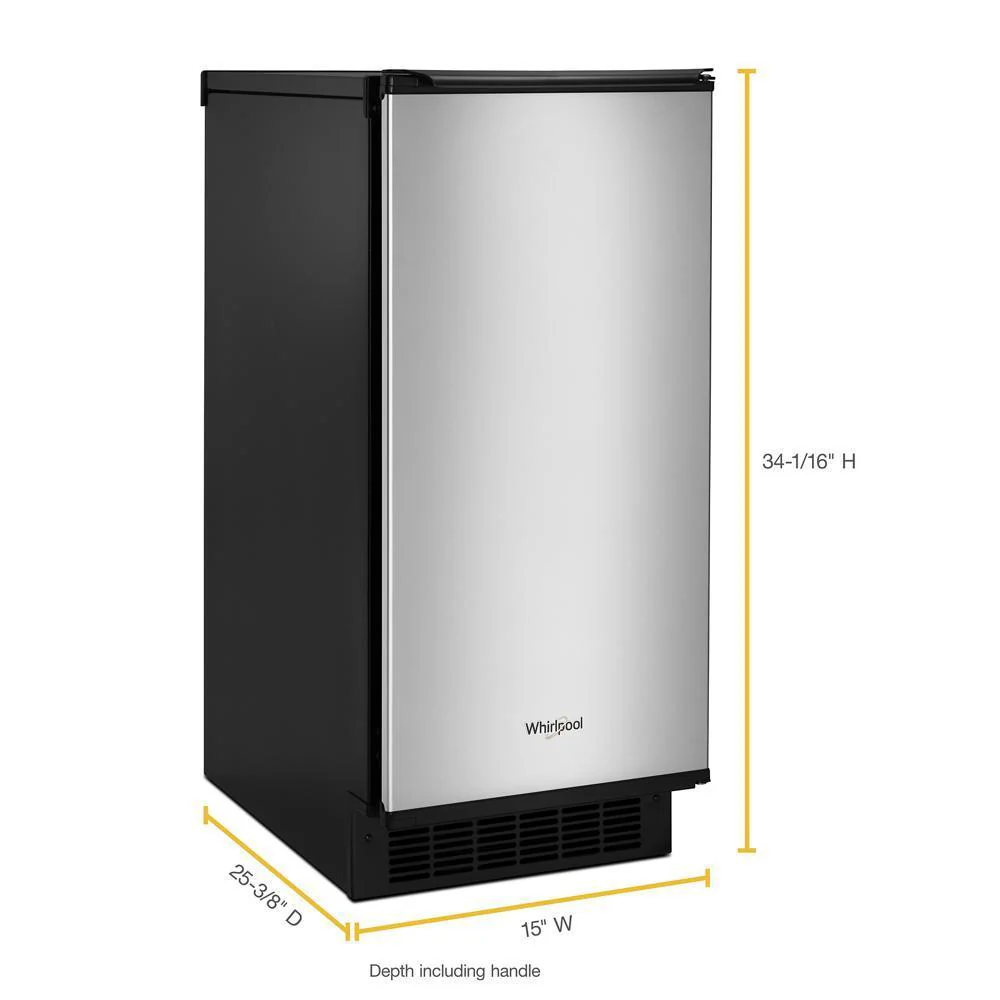 Whirlpool WUI95X15HZ 15-inch Icemaker with Clear Ice Technology - Image 2
