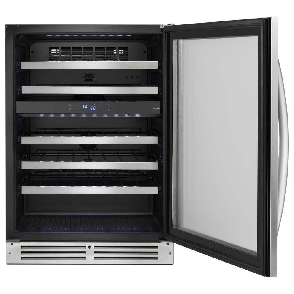 Whirlpool WUW55X24HS 24-inch Wide Undercounter Wine Center with 46-Bottle Wine Storage - Image 3