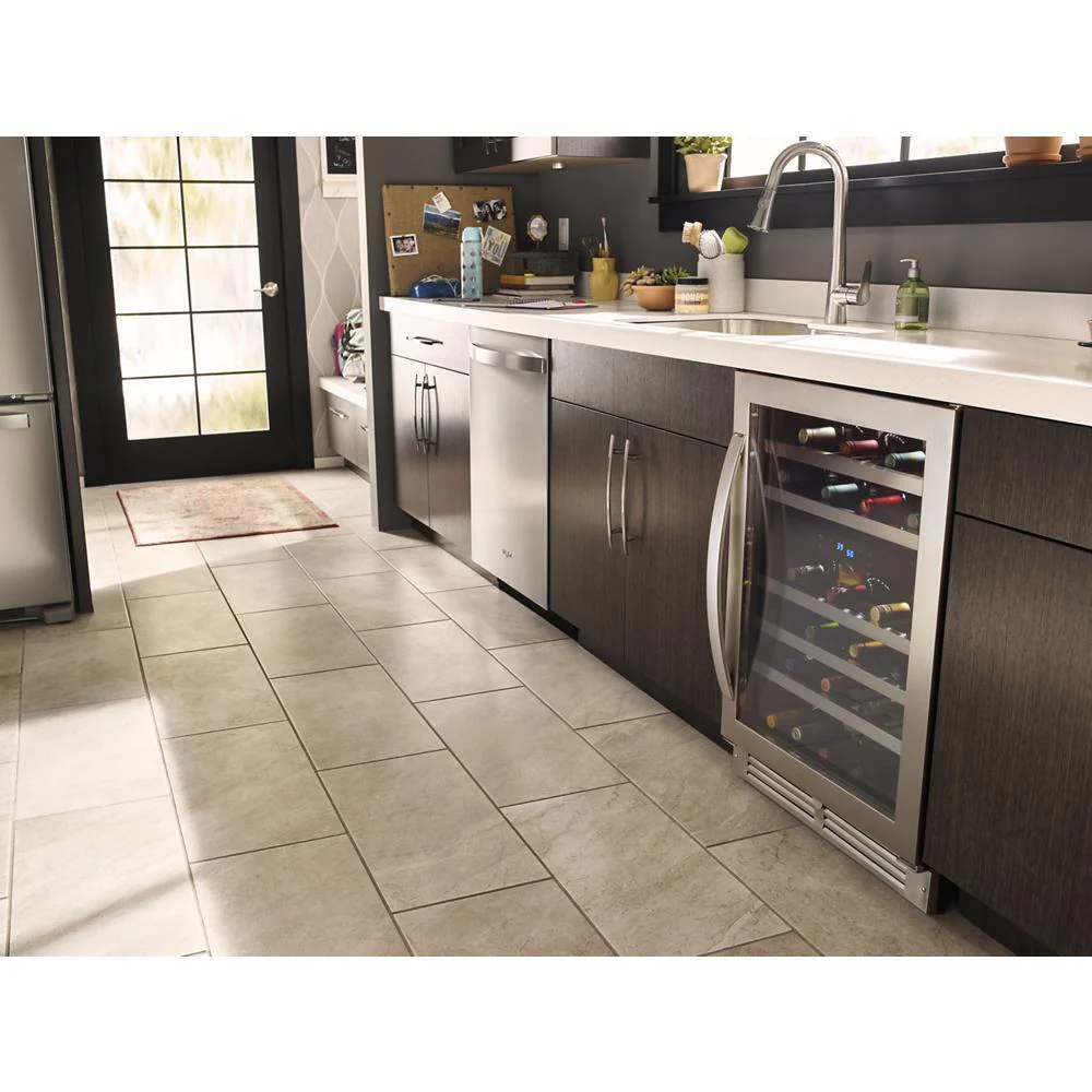Whirlpool WUW55X24HS 24-inch Wide Undercounter Wine Center with 46-Bottle Wine Storage - Image 5