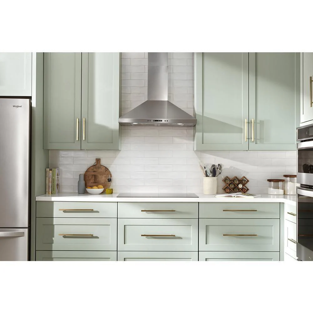 Whirlpool WVI51UC0LS 30" Curved Glass Island Mount Range Hood - Image 10