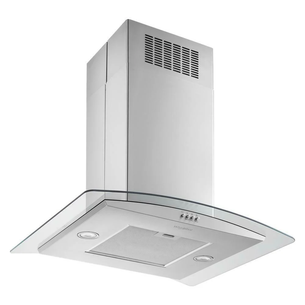 Whirlpool WVI51UC0LS 30" Curved Glass Island Mount Range Hood - Image 5