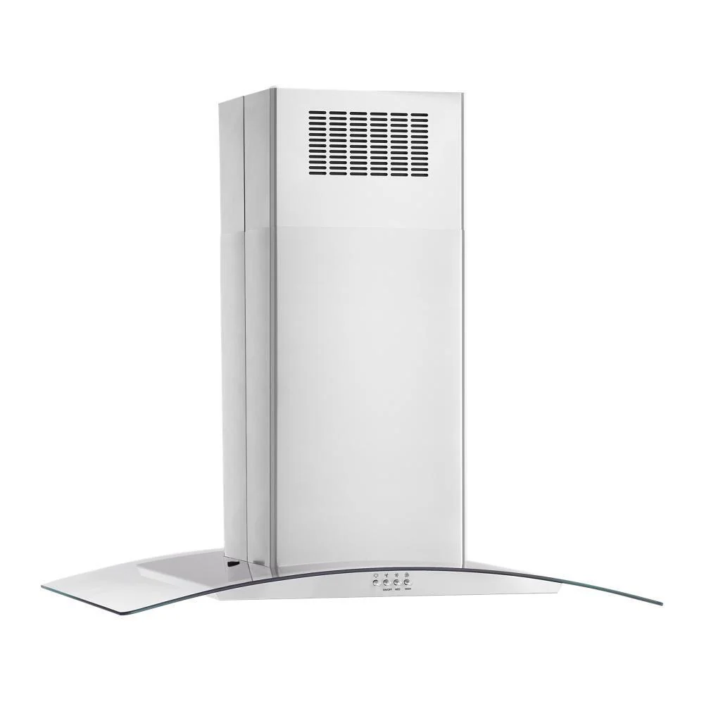 Whirlpool WVI51UC6LS 36" Curved Glass Island Mount Range Hood - Image 2