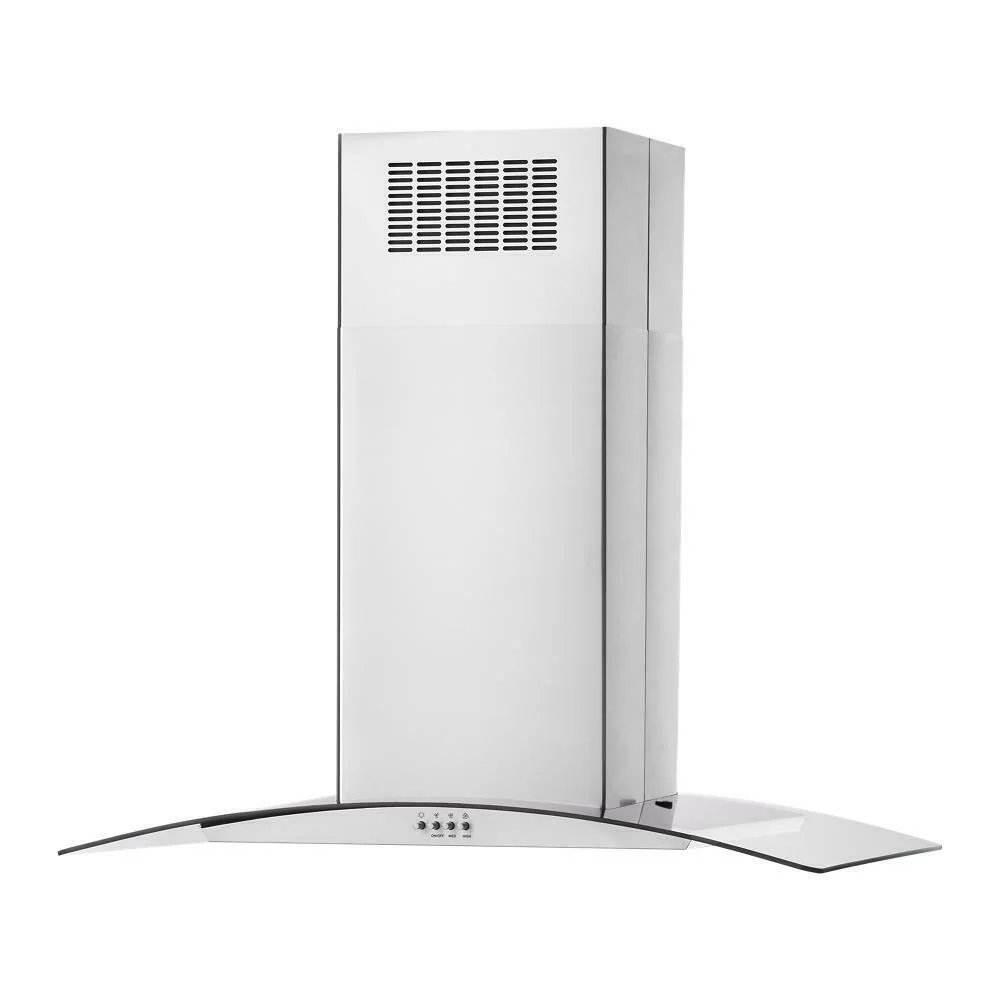 Whirlpool WVI51UC6LS 36" Curved Glass Island Mount Range Hood - Image 3