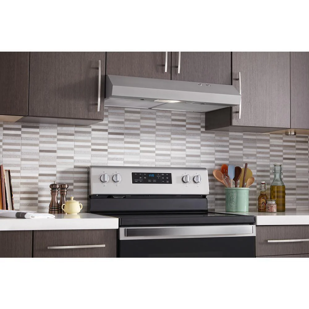 Whirlpool WVU17UC0JS 30" Range Hood with Full-Width Grease Filters - Image 8