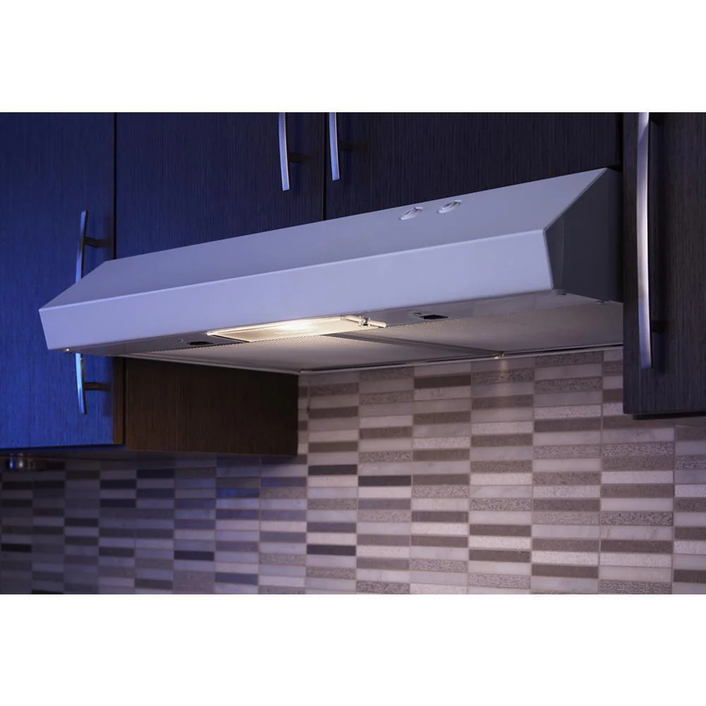Whirlpool WVU17UC0JW 30" Range Hood with Full-Width Grease Filters - Image 7