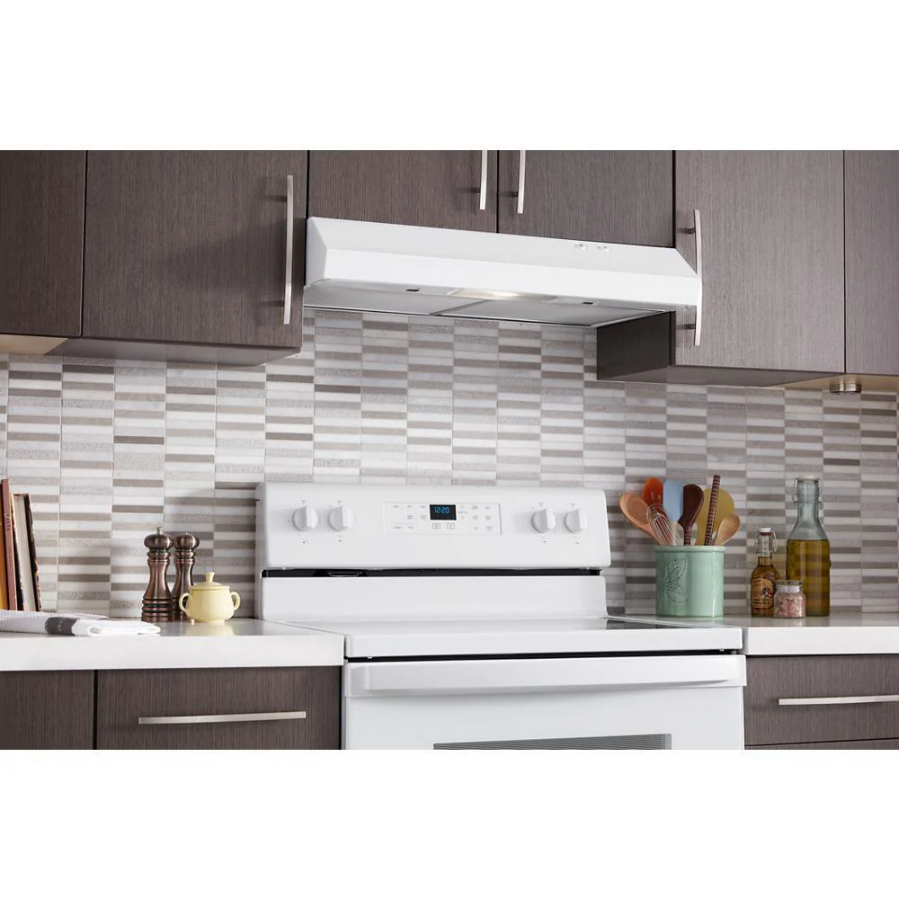 Whirlpool WVU17UC0JW 30" Range Hood with Full-Width Grease Filters - Image 8