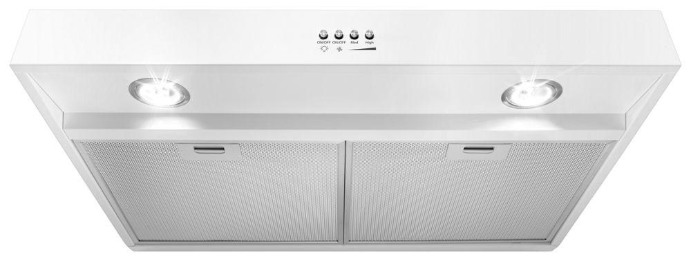Whirlpool WVU37UC0FW 30" Range Hood with Dishwasher-Safe Full-Width Grease Filters - Image 2