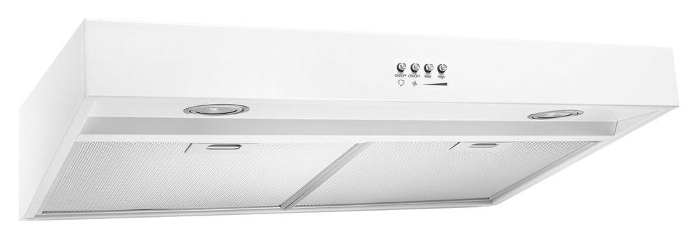 Whirlpool WVU37UC0FW 30" Range Hood with Dishwasher-Safe Full-Width Grease Filters - Image 3