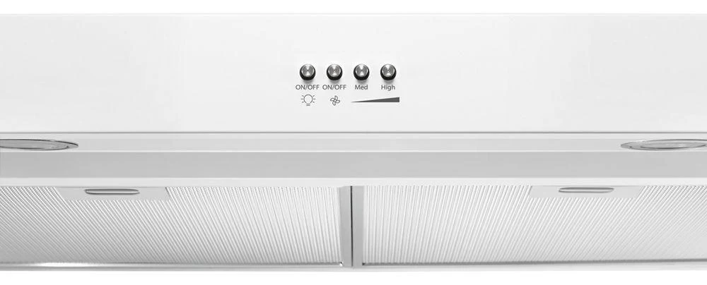 Whirlpool WVU37UC0FW 30" Range Hood with Dishwasher-Safe Full-Width Grease Filters - Image 4