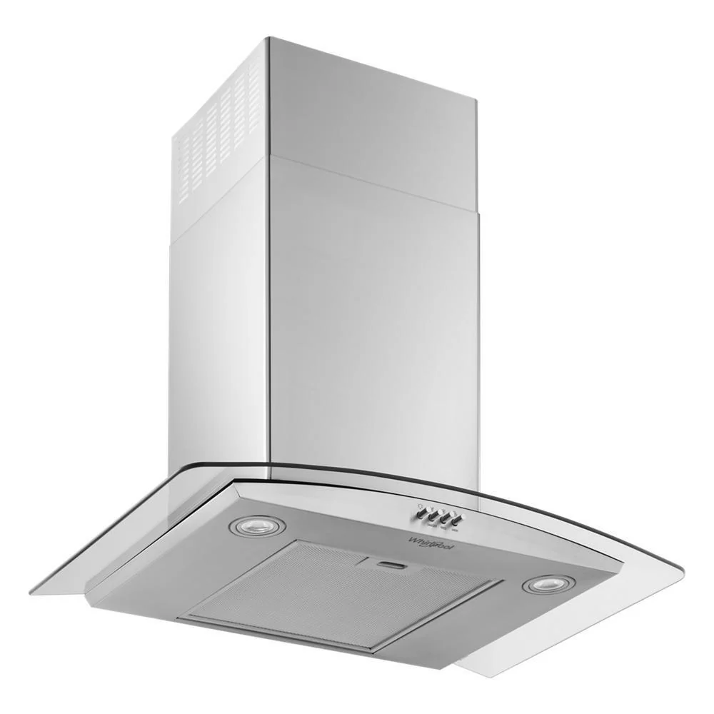 Whirlpool WVW51UC0LS 30" Curved Glass Wall Mount Range Hood - Image 5